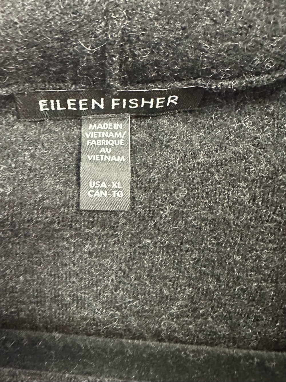 Eileen Fisher Merino Wool Sleeveless Long Duster Vest - Picture 6 of 10